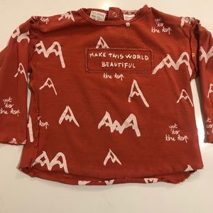 Zara toddler boy. 2/3Y LONG SLEEVED T